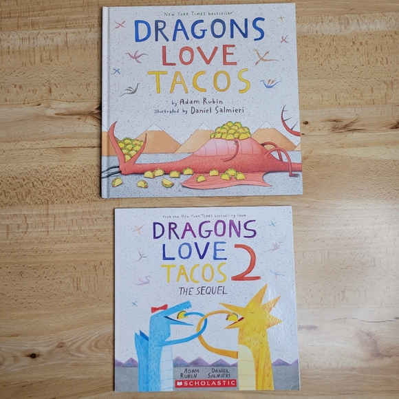 Other - Dragons Love Tacos book bundle